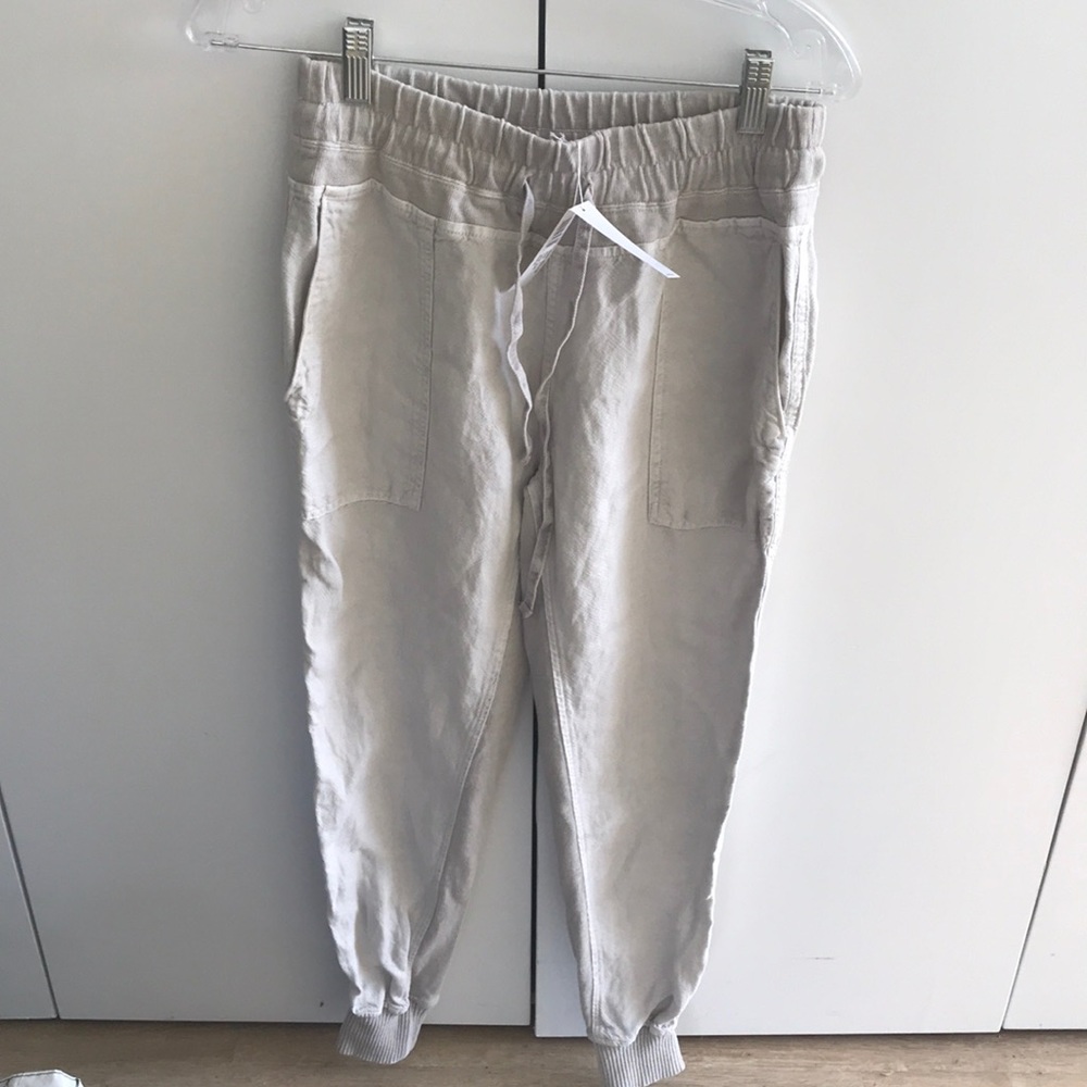 James perse cotton/linen pants size 1
